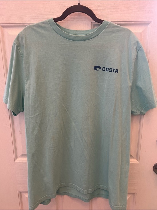 Costa Other - Costa Men's Short Sleeve Tee in Light Teal